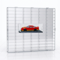 Vitrine en acrylique personnalisée Artfulcosmos, surface polie transparente, montage facile, orientation verticale ou horizontale, support de bureau autonome