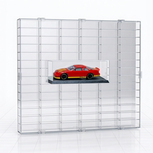 Vitrine en acrylique personnalisée Artfulcosmos, surface polie transparente, montage facile, orientation verticale ou horizontale, support de bureau autonome - Product Image 1