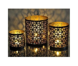 Ensemble de 2 bougies votives dorées au design fait main avec le plus grand design et le meilleur matériau au prix le plus bas - Product Image 6