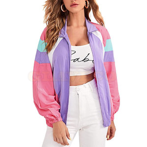 Polyester Made <b>Waterproof</b> Women Bomber <b>Jacket</b> Wholesale New Design Custom Logo Women Bomber <b>Jacket</b> - Product Image 5