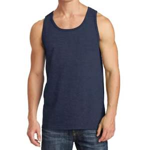 Derniers débardeurs Gym Stringer pour hommes Vêtements de fitness décontractés Chemise vierge sans manches pour musculation Maillot de corps Mode tricoté - Product Image 4
