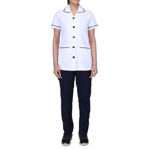 Uniformes médicos de hospital de manga corta con logotipo personalizado para mujer, traje de enfermería unisex de alta calidad - Product Image 4