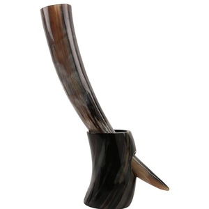 Exclusive Hot Sale on Natural Buffalo Drinking Horn Highest Selling <b>Viking</b> Drinking Horn Tankard for Beer Drinking Horn - Product Image 1