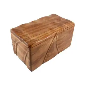 Hot Sales Spinning Wooden Cremation Urn Eco Friendly human and pets Cremations urns For home Decoration