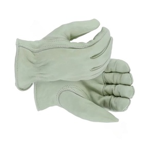 Cómodos guantes cálidos de cuero de vaca para conducir para hombres - Product Image 6