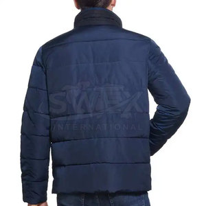 New Design Stand Collar Bubble Winter <b>Jackets</b> For <b>Men</b> <b>Long</b> Sleeves Full Zipper <b>Men</b> Bubble Winter <b>Jackets</b> - Product Image 4