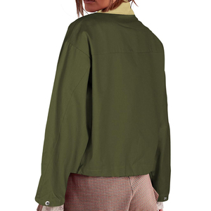 Nouvelle veste en toile pour femmes Vêtements d'extérieur à la mode Respirant de bonne qualité avec logo personnalisé Veste - Product Image 2