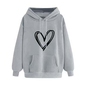 Cozy <b>Fleece</b> Sweatshirt For Ladies Stylish Pullover Warm Winter Hoodies Women Custom Factory Wholesale - Product Image 5