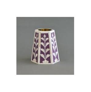 Support de bougie en incrustation d'os pour la décoration de la maison, décoration de Noël, porte-bougie de luxe, récipient à bougie en mop, fabrication artisanale - Product Image 6