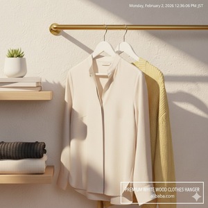 Perchas <span class=keywords><strong>de</strong></span> Madera <span class=keywords><strong>de</strong></span> Alcanfor Aromática Natural Premium con Barra Redonda Antideslizante y Gancho Cromado para Almacenamiento <span class=keywords><strong>de</strong></span> Ropa <span class=keywords><strong>de</strong></span> Lujo - Product Image 2