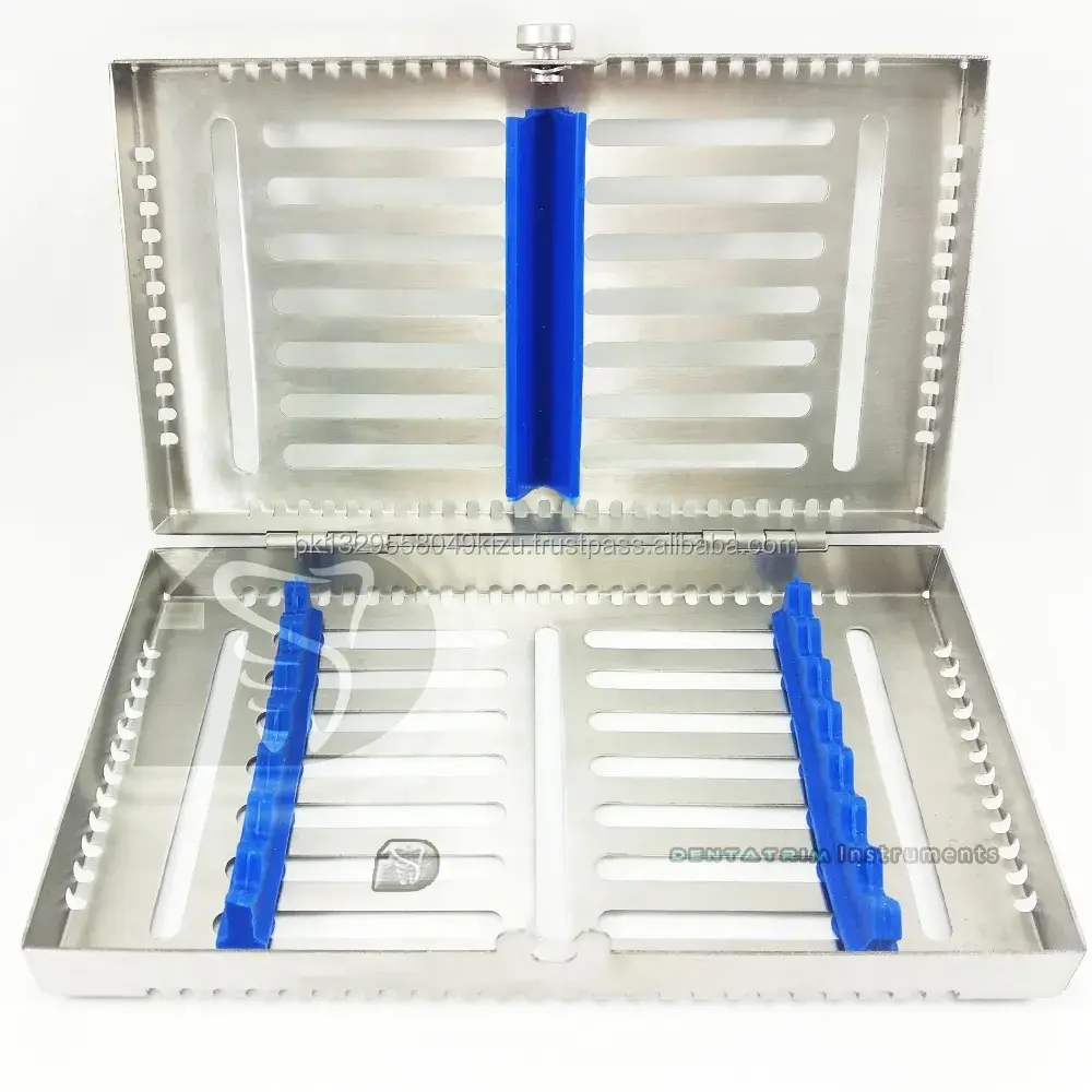 Новое поступление стоматологический Автоклавный стерилизационный кассетный лоток из нержавеющей стали (доступны все размеры)