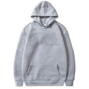 เสื้อฮู้ดผู้ชายผ้าฝ้าย มีเชือกผูก คอปกแบบสวมหัว แขนยาว สไตล์ลำลอง เหมาะสำหรับเล่นกีฬา  รับสกรีนข้อความและโลโก้ตามสั่ง - Product Image 2