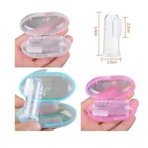 Cepillo de dientes de silicona para bebés, masajeador de encías y limpiador de lengua - Product Image 2