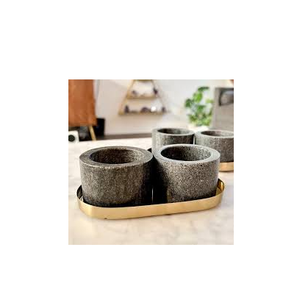 Bol à sel en marbre personnalisé, décor de cuisine, épice mignon noir et blanc chaton, salière et poivrière magnétique avec vente - Product Image 6