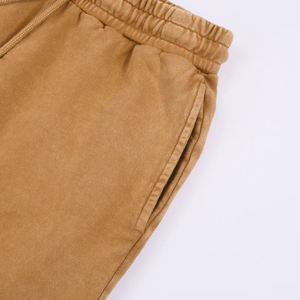 <b>Sweat</b> <b>Pants</b> <b>Men</b> Straight Leg Stacked Baggy Sweatpants Embroidery French Terry Cotton <b>Pants</b> - Product Image 6