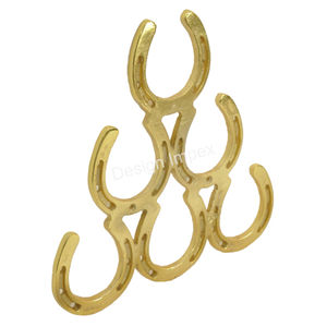 Placa decorativa montada en la pared oro precios bajos aluminio fundido elegante placa de pared de herradura placa decorativa para el hogar/jardín - Product Image 3