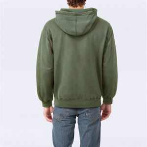 Sudaderas con capucha de lana personalizadas para hombre, tamaño regular con diseño de ropa de calle vintage y color personalizado, ideales para capas y estilismo - Product Image 3