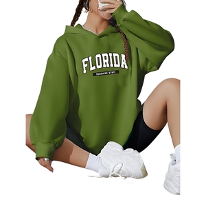 Sudadera con capucha de gran tamaño para mujer, jersey liso en blanco, sudadera bordada con logotipo personalizado, fabricante de fábrica de Bangladesh - Product Image 2