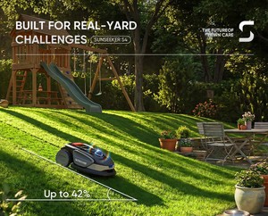 Tondeuse robot sans fil SunseekerS4 AI avec LiDAR, pour 0,25 acre, disponible en stock - Product Image 3
