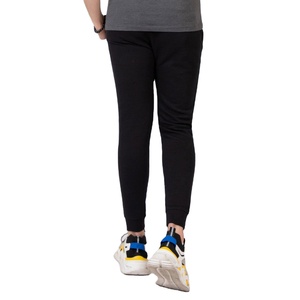 Casual Men Slim Fit Breathable Anti-Wrinkle Pockets <b>Drawstring</b> Midweight Embroidered Sweatpants Canvas Fabric Wholesale Winter - Product Image 5