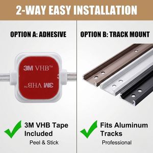 Lumières extérieures RGBW DC 36V, étanches IP67, éclairage de corniche, contrôle par application, montage sur rail en aluminium 3M VHB, éclairage de vacances, Noël - Product Image 6