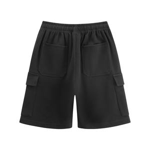 Venta al por mayor de pantalones cortos de malla de punto cómodos con cintura elástica, transpirables y ligeros, estilo informal, venta en línea - Product Image 2