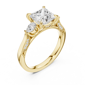 Anillo DE BODA liso LOTUS LOVE 14K en oro con ajuste cómodo - Product Image 5