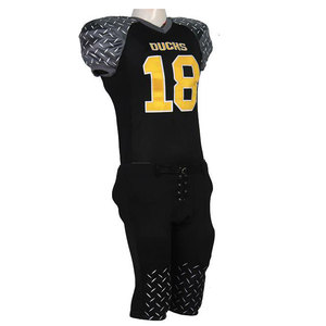 Uniformes de fútbol americano de manga corta con ajuste personalizado 2025 con juegos de sublimación de diseño transpirable para equipos profesionales - Product Image 2