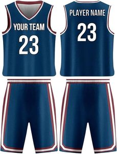 Maillots de basket-ball sans manches personnalisés en gros pour hommes, en maille respirante, imprimés par sublimation, en polyester 220g, ensembles réversibles - Product Image 3