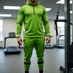 Chándal de Fútbol con Cremallera para Hombre, Ropa Deportiva para Entrenamiento de Fútbol, Chaqueta de Camionero y Pantalones de Chándal - Product Image 5