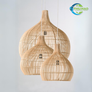 Candelabros vietnamitas de farol de bambú de ratán a buen precio que aportan espíritu natural a su hogar, restaurante, complejo costero, jardín - Product Image 4