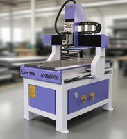 Graveur CNC de bureau 6090, petite machine de travail du bois pour la publicité, équipement de fraisage et de gravure CNC de précision