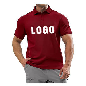 Seda de Golf de lujo de alta calidad para hombres, camisetas de Polo, logotipo personalizado, estampado a rayas de secado rápido, tela de punto transpirable de talla grande - Product Image 3