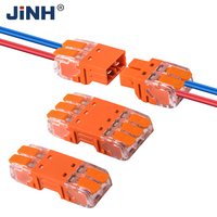 Connecteur de câblage universel à levier JINH CMK642 – Bloc de jonction sans soudure pour connexion de fils