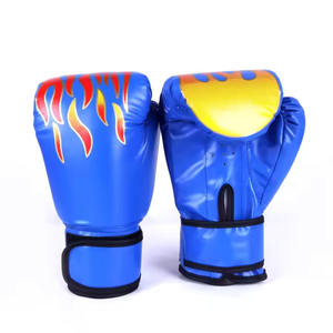 Guantes de boxeo de cuero de entrenamiento ganador con logotipo personalizado profesional de fábrica - Product Image 1
