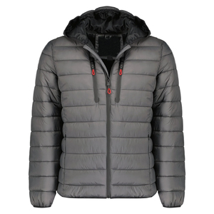 Chaqueta acolchada ligera a prueba de viento impermeable de primera calidad con cuello levantado cálido tejido recubierto para Exteriores cierre de cremallera al por mayor - Product Image 1