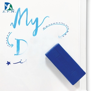 Magnetic Whiteboard Dry <b>Erase</b> Board with White Plastic Frame Wall Mounted - Product Image 5