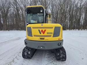 Mini-excavatrice diesel Wacker Neuson EZ50 à haute performance et à bas prix, 5 tonnes, excavatrice à queue zéro, machine compacte à vendre - Product Image 5