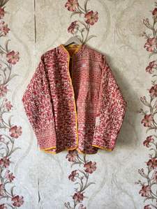 Venta al por mayor Lote Indio Vintage Chaqueta corta Kantha Chaqueta acolchada de algodón hecha a mano Ropa de mujer Abrigo de invierno - Product Image 5