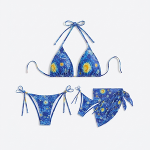 Premium 220 GSM Nylon Spandex White <b>Bikini</b> <b>Set</b> Soft Stretch Fabric Custom Logo Swimwear Women <b>Bikinis</b> <b>Set</b> - Product Image 5