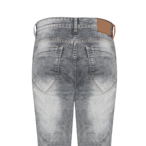 Pantalones vaqueros con diseño recto de calidad superior al por mayor, pantalones vaqueros de lona transpirables de secado rápido con bolsillos, diseño de serigrafía - Product Image 6