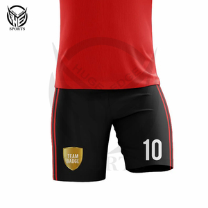 Comprar uniforme de fútbol 2025 hombres personalizado Club de fútbol camiseta de fútbol con pantalones cortos conjunto logotipo personalizado sublimación uniforme de fútbol - Product Image 4