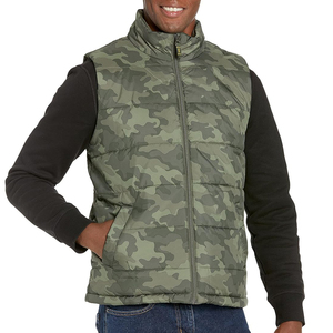 Chalecos sin mangas y acolchados de alta calidad para hombres con logotipo personalizado OEM Venta caliente chaleco acolchado de sublimación de invierno - Product Image 1