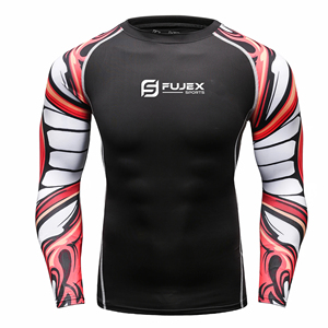 Rashguard BJJ para hombre de alta calidad Rashguard impreso de alta calidad superventas - Product Image 2