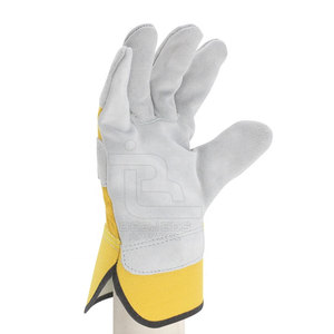 Guantes de Trabajo de Seguridad Multiusos de Cuero Transpirable de Alta Calidad Hechos en Pakistán para Uso Diario - Product Image 5