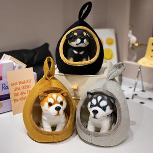 Personalizado en Stock, <span class=keywords><strong>nido</strong></span> de Mascota de Tigre, juguete de peluche, muñeco de jirafa divertido y pequeños adornos de León, edredón para regalo de niños - Product Image 4