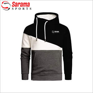 Sudadera con capucha para hombre, con forro Polar liso, Color liso, talla grande, 400GSM, a la moda - Product Image 6