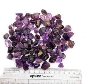 Pierre précieuse d'amétrine naturelle 1 Kg Mélange de perles brutes en vrac pour la fabrication de bijoux Coupe à facettes verte avec traitement thermique - Product Image 3