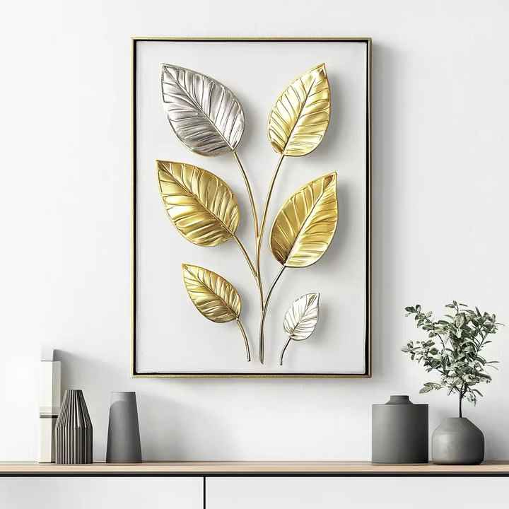 Nordic Light Luxury Wall Decoration Creative Iron Wall Decoration New Chinese Style Background Metal Wall Hanging