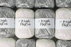 Venta al por mayor de hilo metálico Play Code (70g) Hilo de tejer ganchillo - Product Image 5